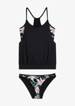 Tankini effet superposé (ens. 2 pces)