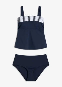 Tankini (ens. 2 pces) à bretelles larges