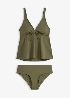 Tankini (ens. 2 pces) à bretelles réglables