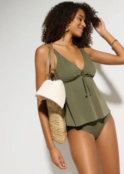 Tankini (ens. 2 pces) à bretelles réglables