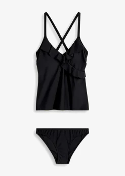 Tankini (ens. 2 pces) à volants