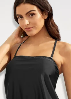 Tankini oversize à bretelles amovibles (ens. 2 pces)