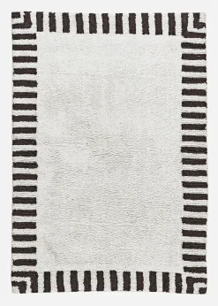 Tapis de bain au motif minimaliste