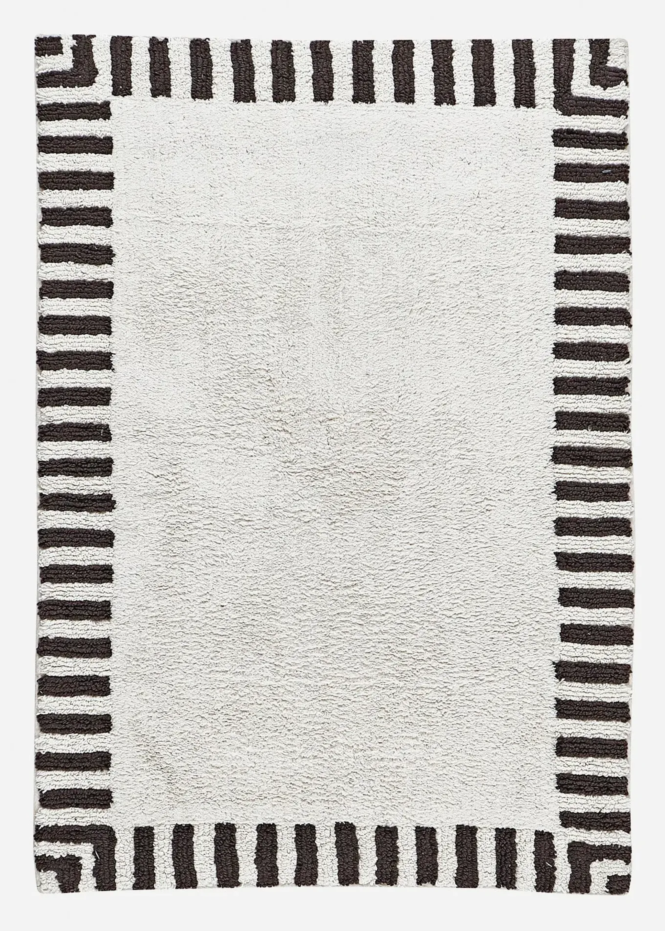Tapis de bain au motif minimaliste