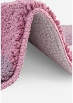 Tapis de bain tufté aux couleurs pastel