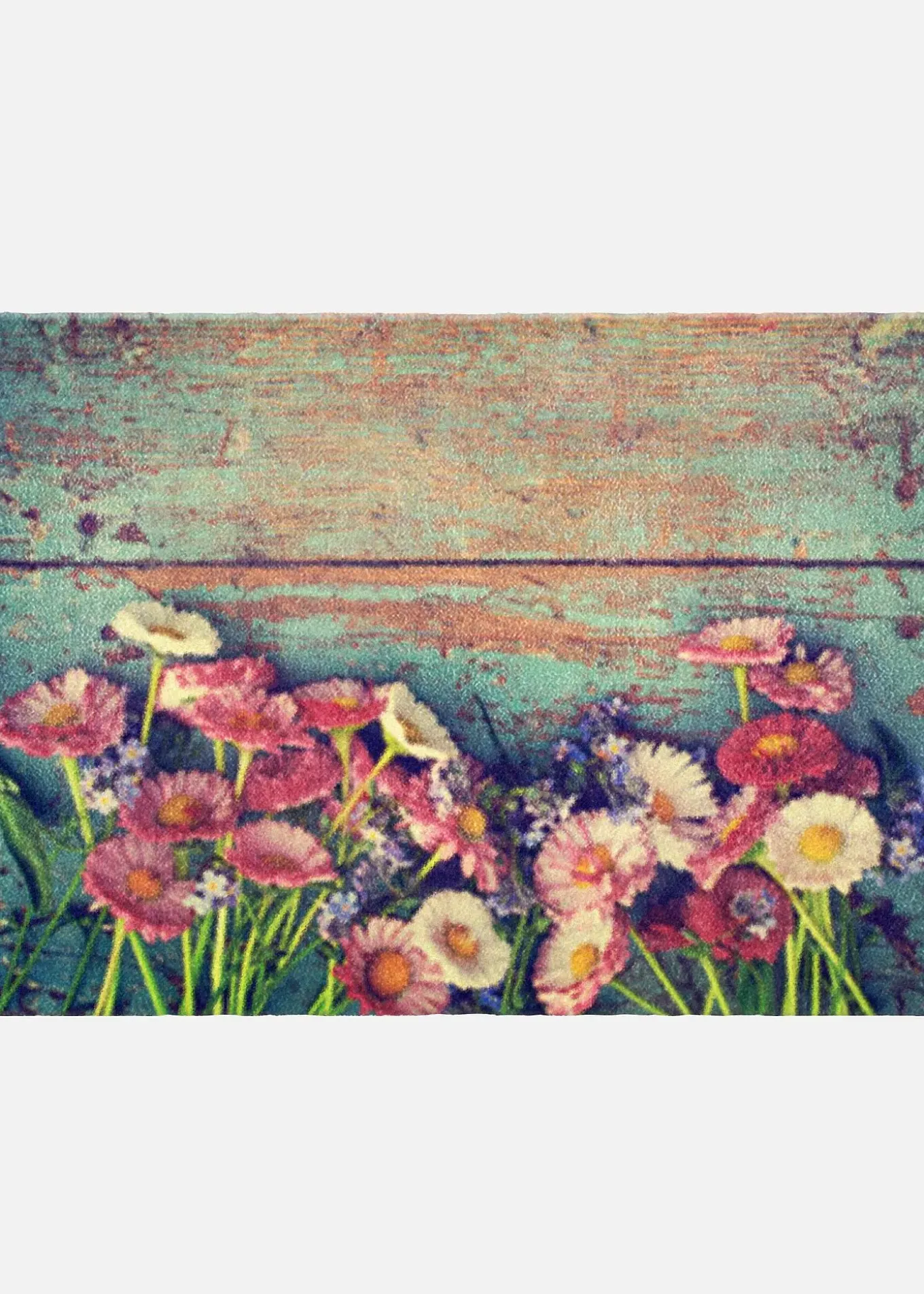 Tapis de protection motif floral