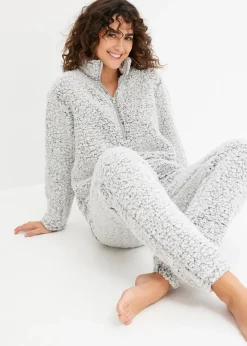 Tenue d'intérieur en polaire peluche