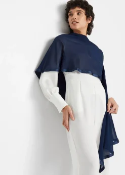 Étole avec bordure en satin