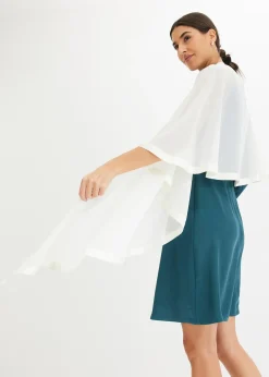 Étole avec bordure en satin
