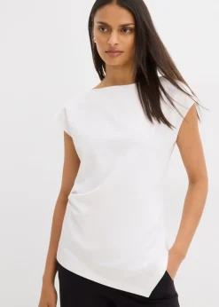 Top à base asymétrique en matière néoprène confortable