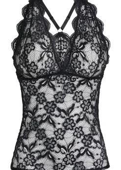 Top à dentelle