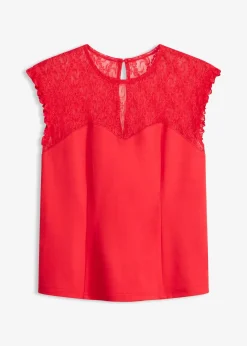 Top avec dentelle