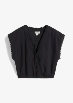 Top blouse raccourci