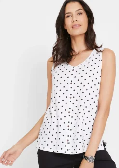 Top boutonné