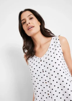 Top boutonné