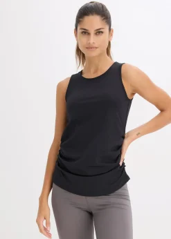 Top de sport à fronces, séchage rapide