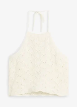 Top dos nu en maille