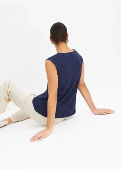 Top en broderie anglaise