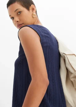 Top en broderie anglaise