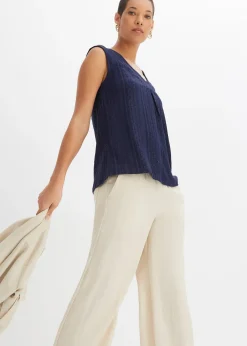 Top en broderie anglaise
