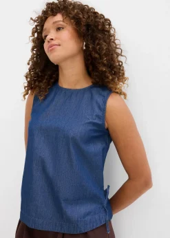 Top en jean de coton