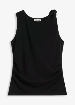 Top en jersey twisté