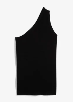 Top en maille asymétrique en viscose mélangée