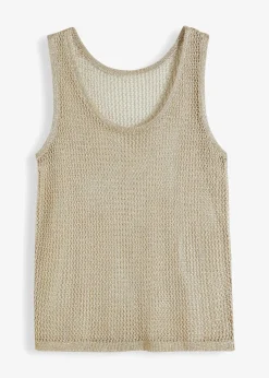 Top en maille de viscose mélangée