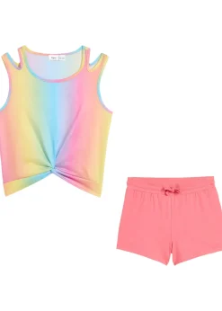 Top et short fille (ens. 2 pces.)