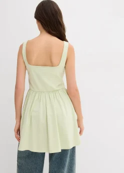 Top long en coton extensible
