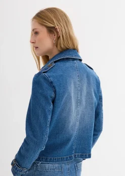 Trench court en denim