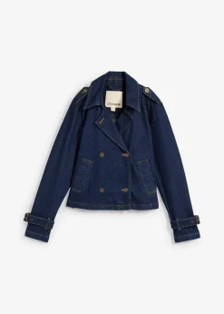 Trench court en denim