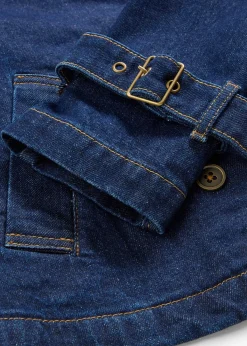 Trench court en denim