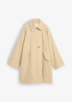 Trench-coat coupe trapèze