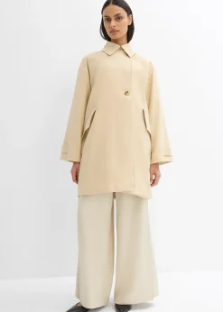 Trench-coat coupe trapèze
