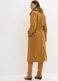 Trench-coat rembourré à col amovible