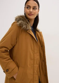 Trench-coat rembourré à col amovible