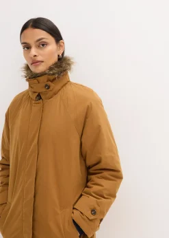Trench-coat rembourré à col amovible
