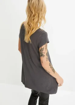 T-shirt à base asymétrique