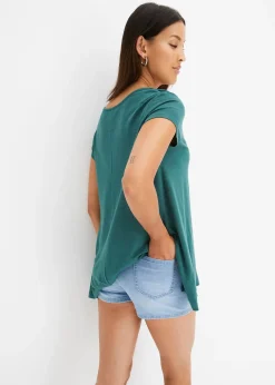T-shirt à base asymétrique