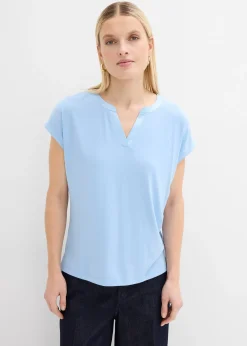 T-shirt à bordure satinée