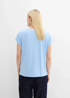 T-shirt à bordure satinée