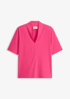 T-shirt à col calice