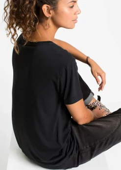 T-shirt à col en V