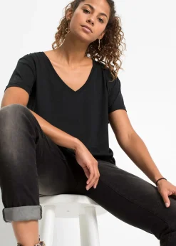 T-shirt à col en V