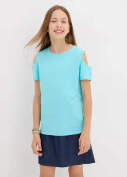 T-shirt à découpes 100% coton