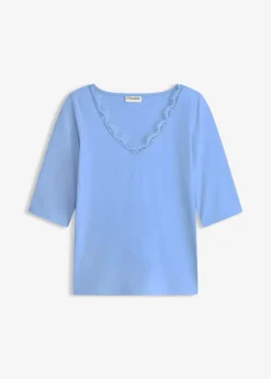 T-shirt à dentelle