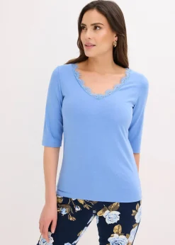 T-shirt à dentelle