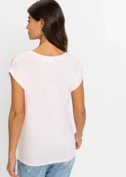 T-shirt à dentelle