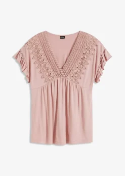 T-shirt à dentelle